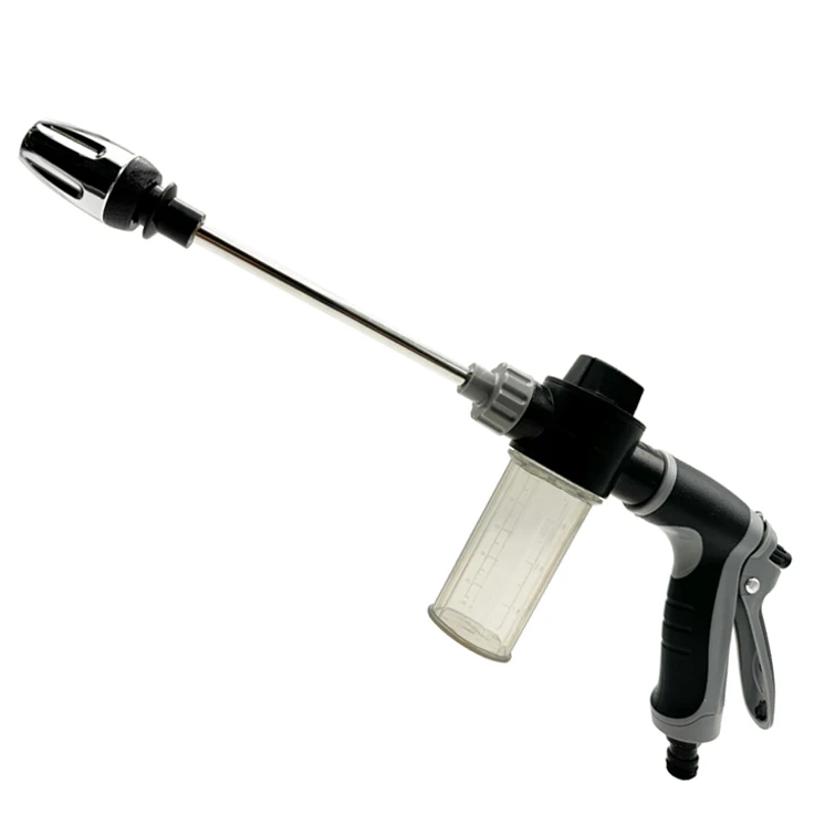 Pistolet na wodę ogrodowy, zraszacz wysokociśnieniowy, wytrzymały pistolet na wodę do mycia samochodów, czyszczenia, ogrodu i nawadniania