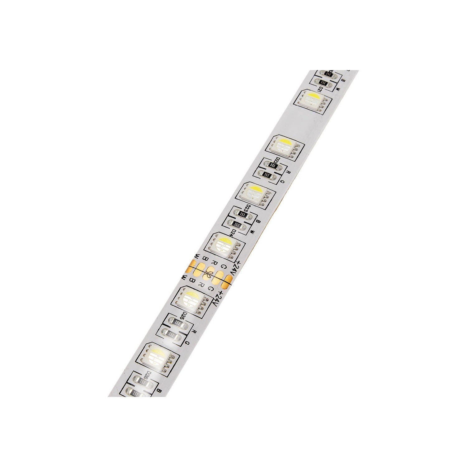 Rollo tira LED 5050 24V 60 LED/m 16W/m 1.600 lm/m RGB IP54 regulable 5 ...