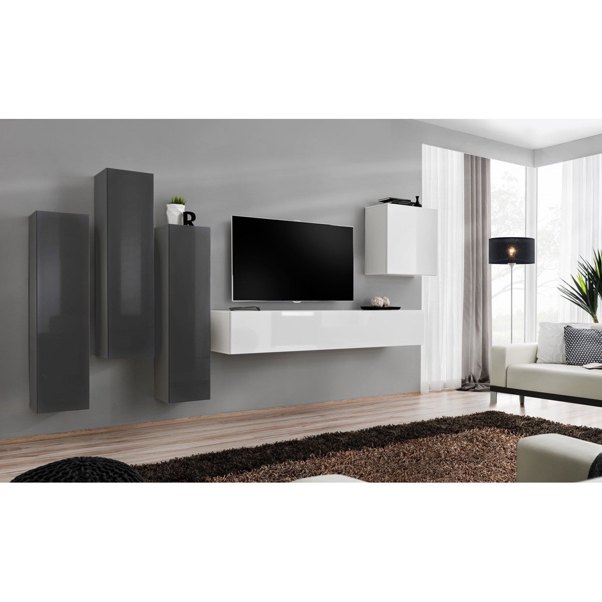 Meuble TV Mural Design 