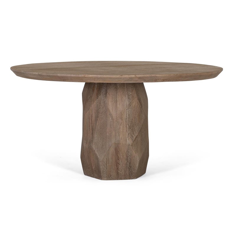 Stół à manger wykonany ręcznie z litego drewna 150 cm