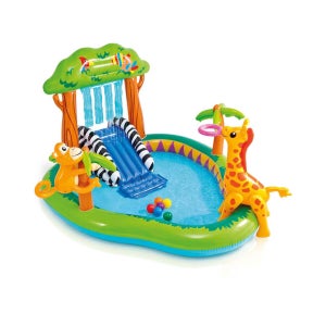SWANEW Centro Giochi D'acqua Avventure Nella Giungla 650 Litri 246x193x110cm Colore 70870644