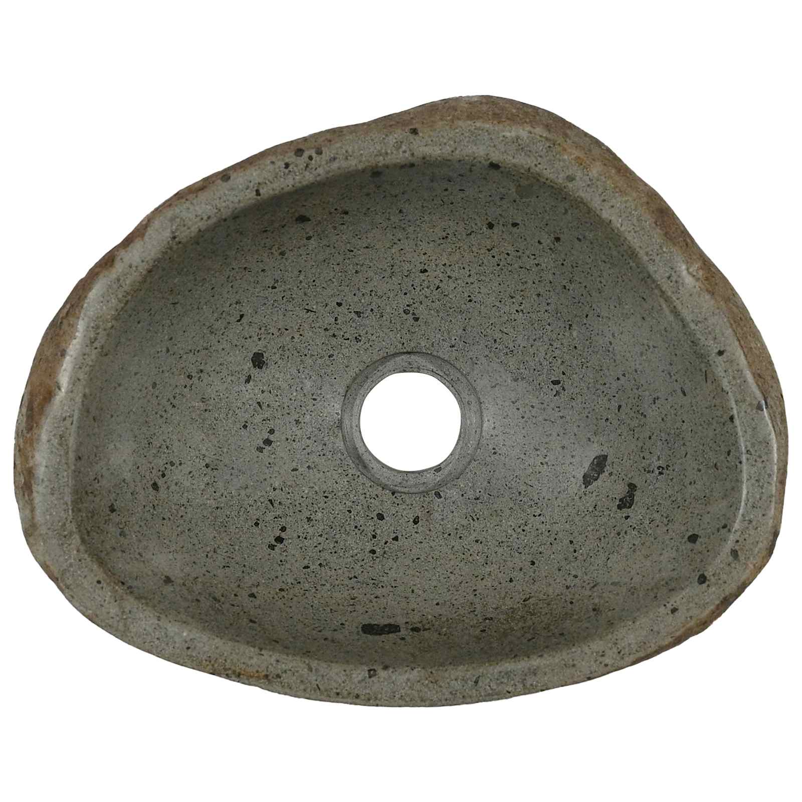 Umywalka Jasnoszary (30-37) x (25-30) x 12 cm Kamień rzeczny - 6