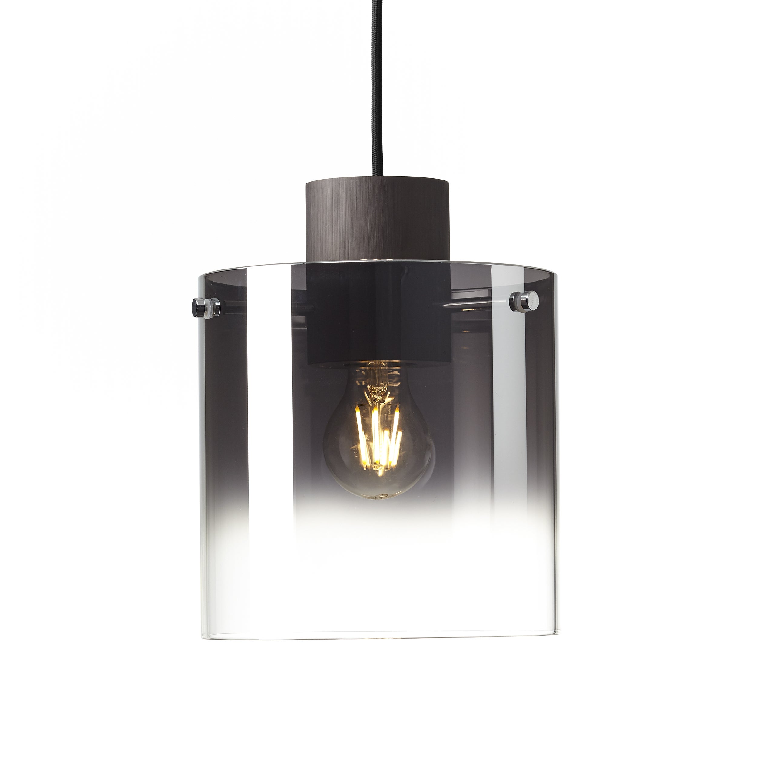 Lampa BRILLIANT, Vonnie okrągła sufitowa 3 płomienie czarny / kolor drewna, 3x A60, E27, 25W, drewno ze zrównoważonego leśnictwa (FSC) - 4