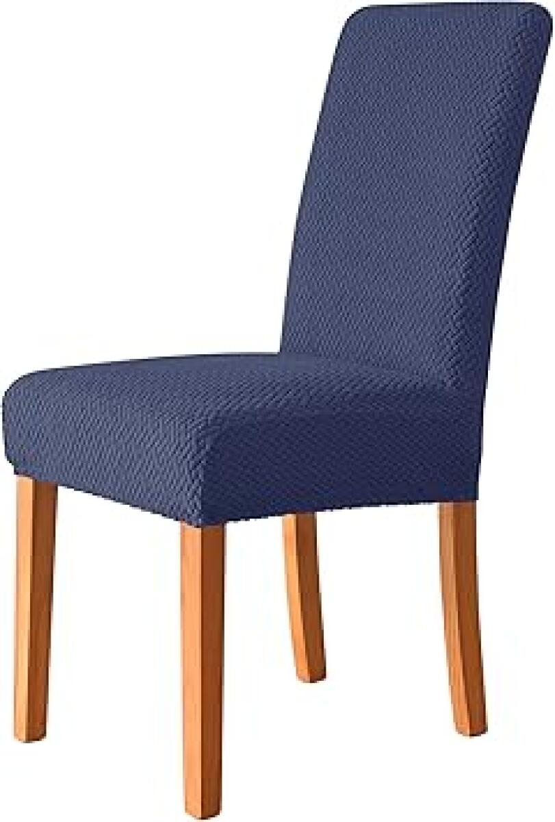 2 Coprisedie Elasticizzati In Jacquard Con Schienale, Per Cucina, Lavabili, Misura Adatta A Sedie 40-46 Cm, Colore B