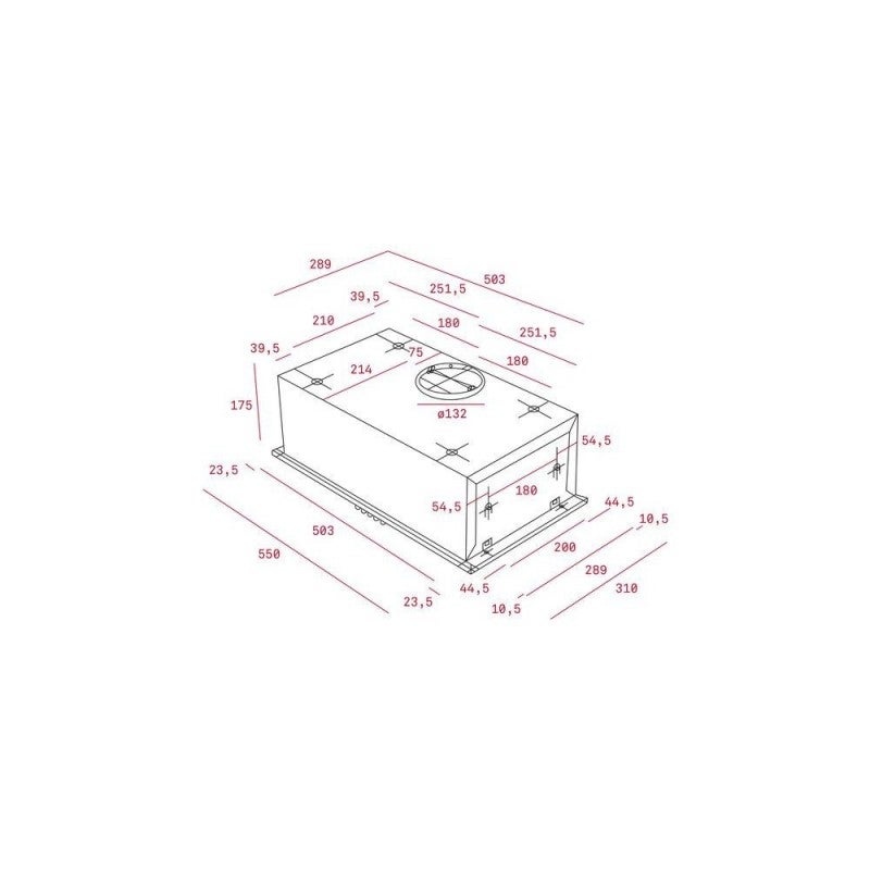 Chauffe-eau standard Teka GFH-55 INOX, 55 cm, 329 m³/h, 69 dB, 215 W - 5