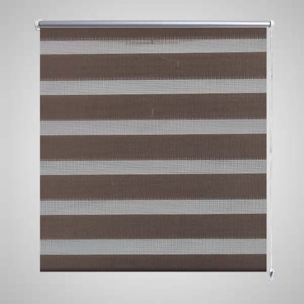 Roleta Zebra (70 x 120 cm) Kawowa
