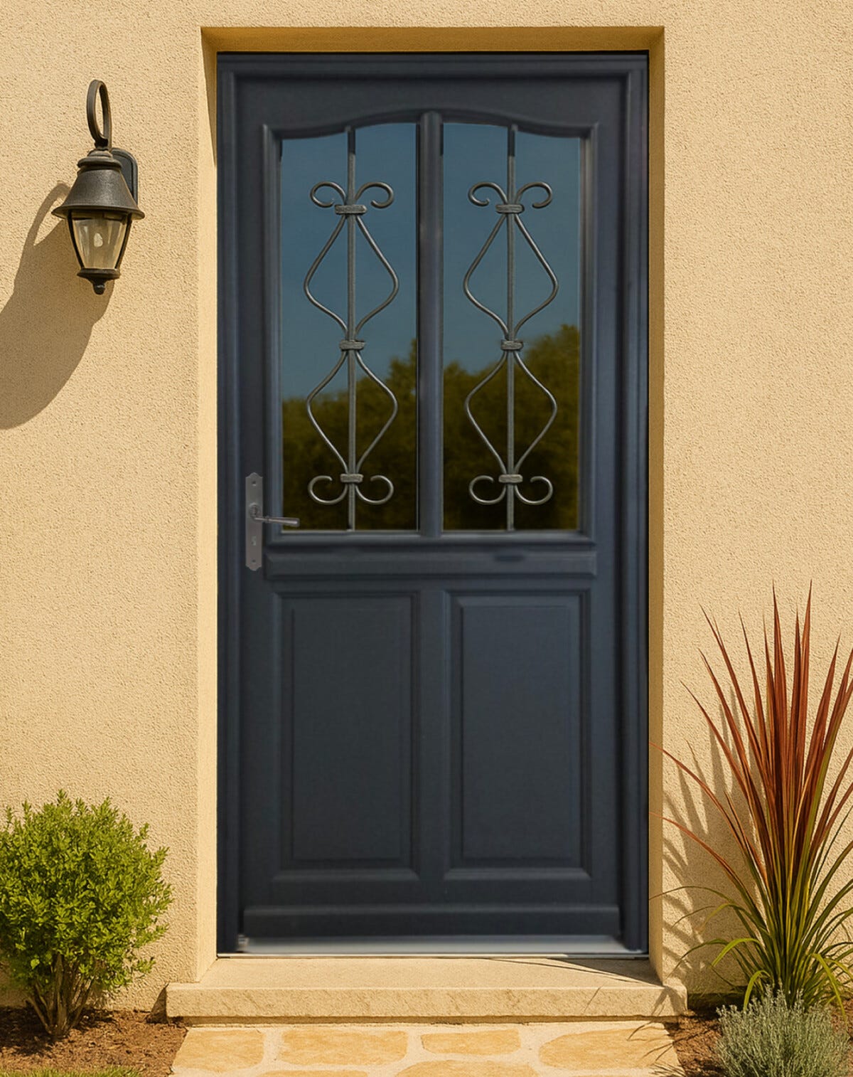 Porte D entr e Bois Vitr e Sandro Gris Anthr H200 X L90 Cm C te porte-d-entr-e-bois-vitr-e-sandro-gris-anthr-h200-x-l90-cm-c-te