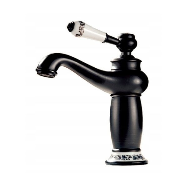 BATERIA UMYWALKOWA PALOMA STOJĄCA NISKA RETRO S-1107B CZARNA