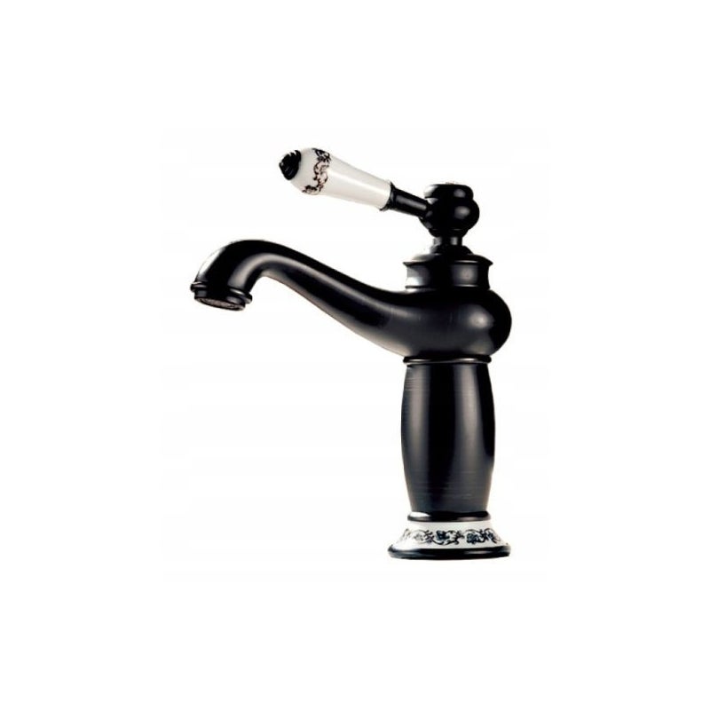 BATERIA UMYWALKOWA PALOMA STOJĄCA NISKA RETRO S-1107B CZARNA