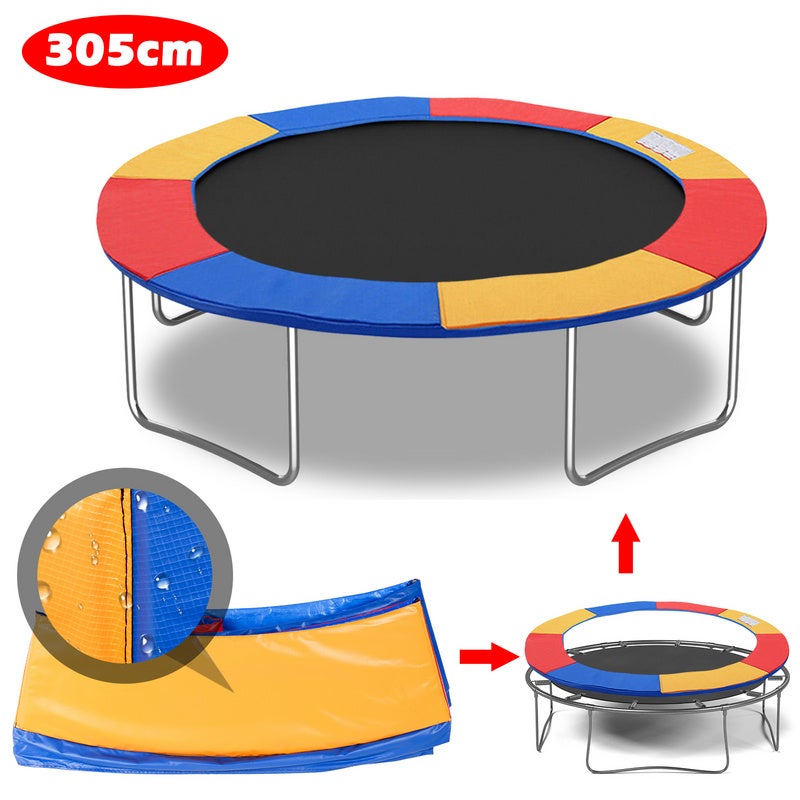 Pokrowiec ochronny wymienny do trampoliny 305 cm, wielokolorowy