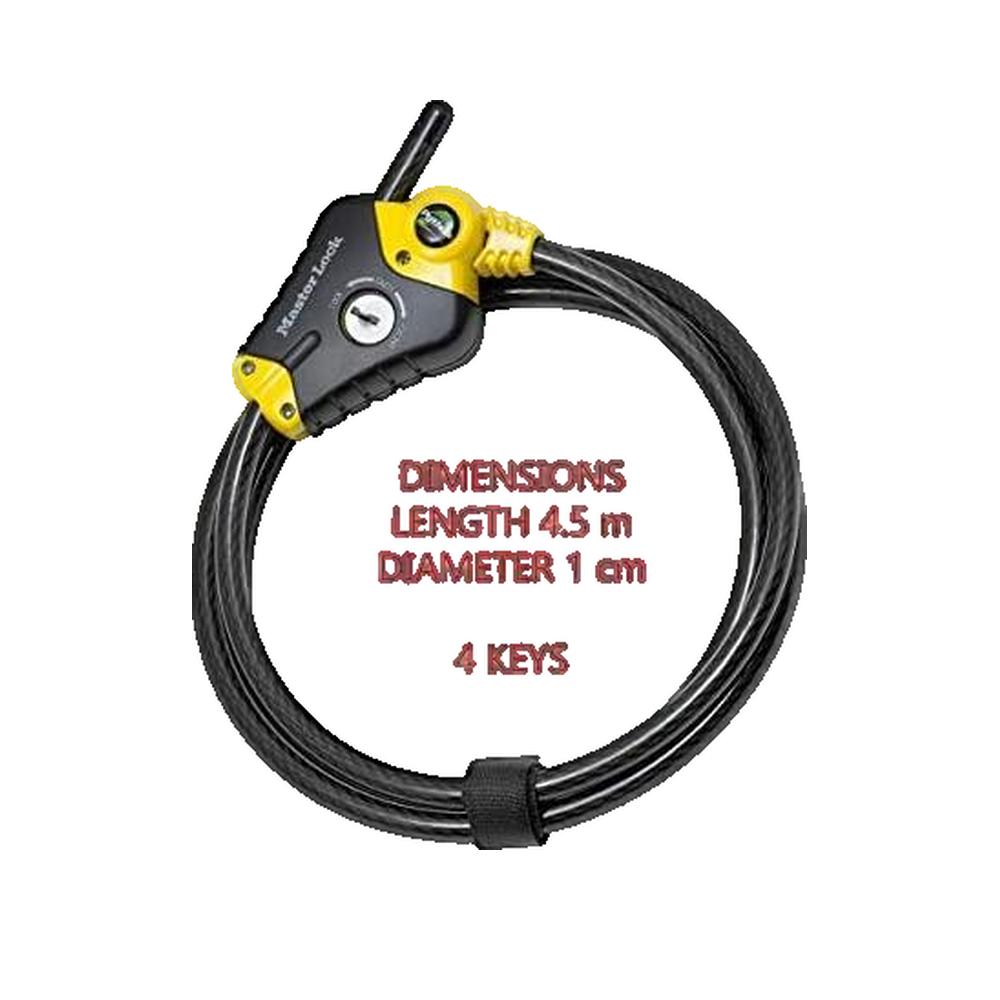 Câble antivol Master Lock Python 8420EURD - 3