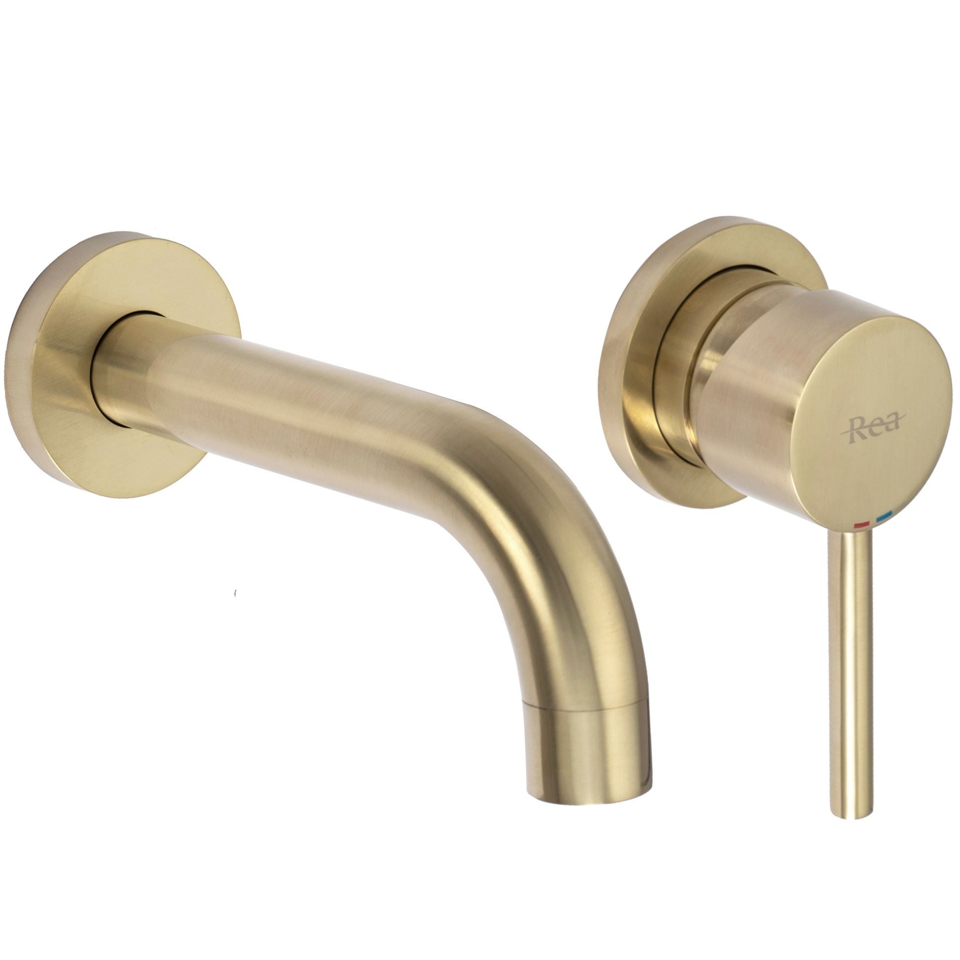 ROBINET DE LAVABO ENCASTRÉ REA LUNGO + BOX BRUSH GOLD - 7