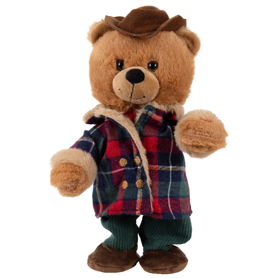Ours en Peluche Articulé Français 25 cm – Ivoire – L'Ours Français