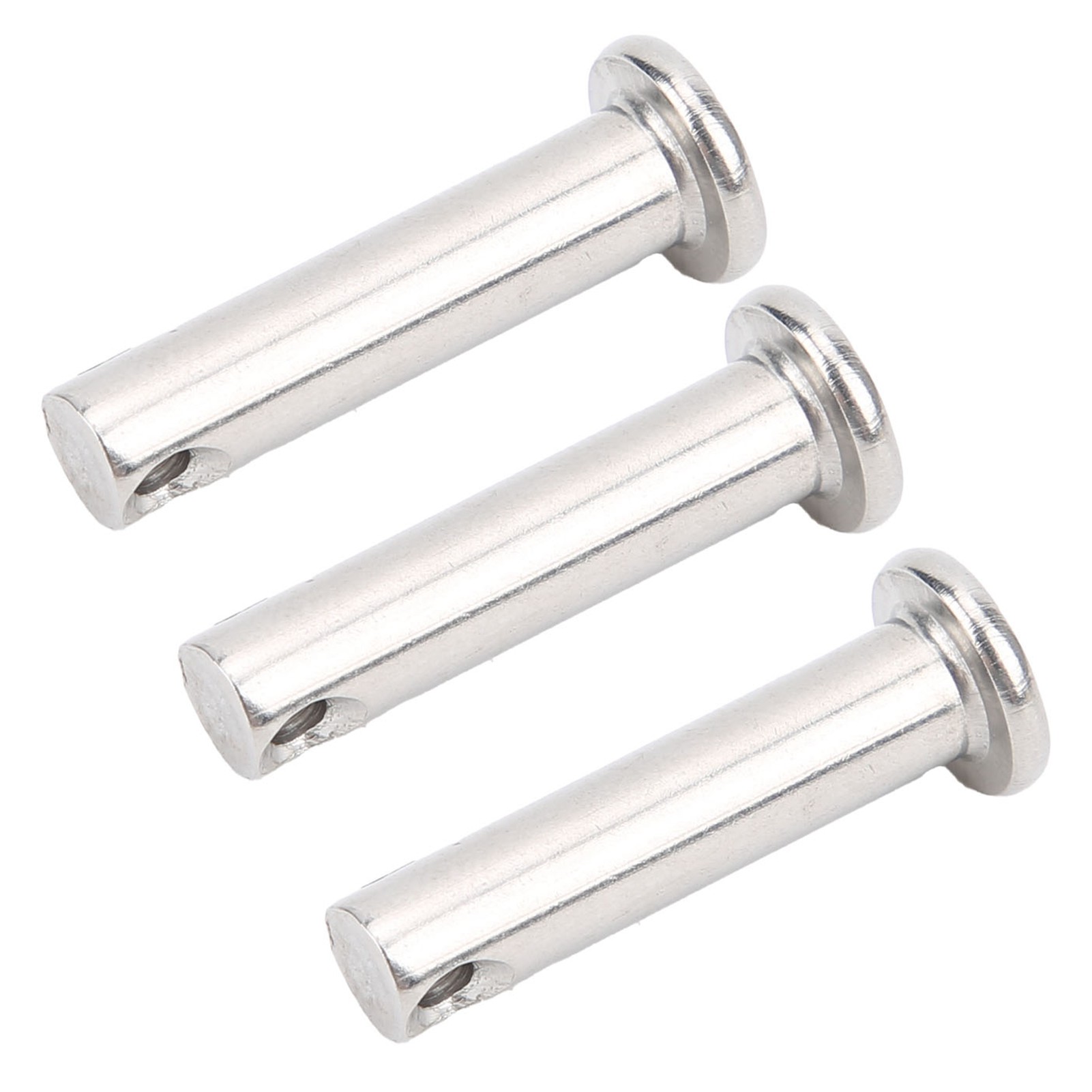 10 Pasadores Cilíndricos De Acero Inoxidable 316L: 5 Mm X 60 Mm, Para Estanterías, Muebles O Proyectos DIY