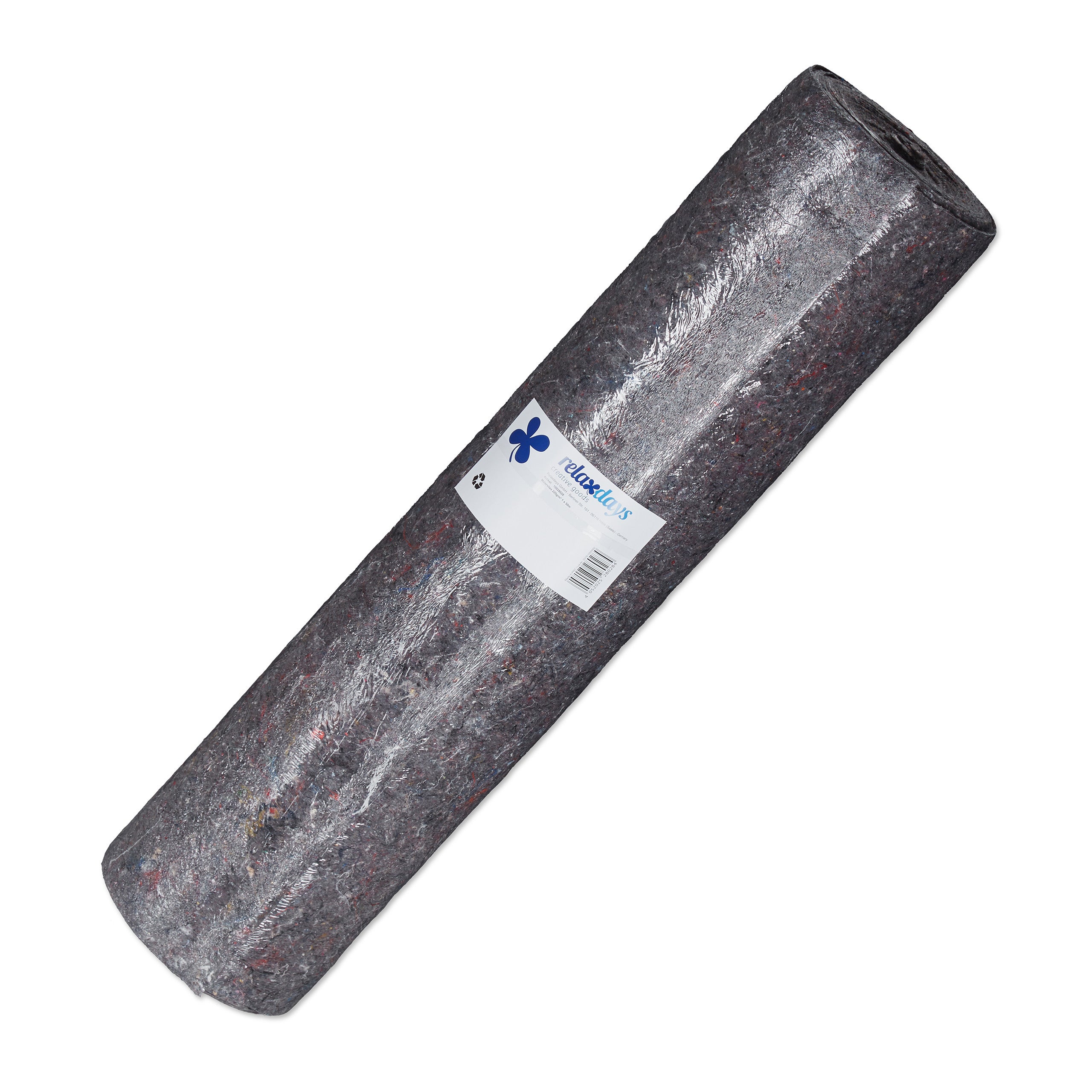 Rouleau de feutre de protection pour peinture et déménagement, 1 x 50 m, 50 m², antidérapant, déperlant, 220 g/m², gris, Relaxdays - 6
