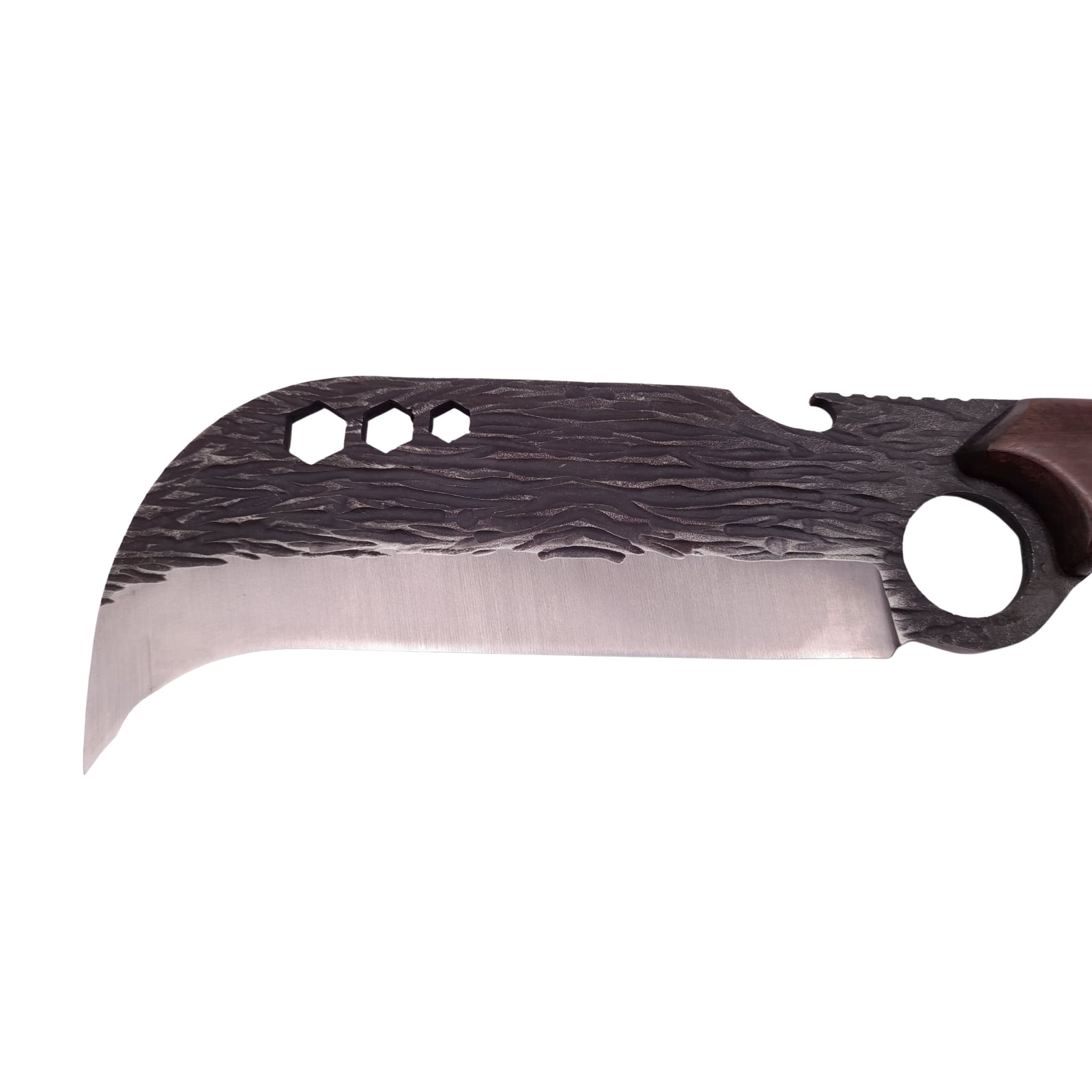 Cutit japonez lucrat manual, Claw of Osaka, 27.5 cm, maro | Leroy Merlin