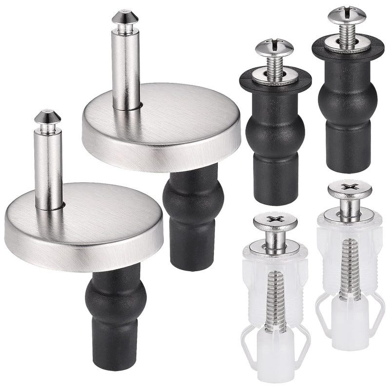 Tavoletta Wc Universale 2 Pezzi Cerniere Tavoletta Wc, Kit Cerniere Tavoletta Wc Acciaio Antiruggine Universali E Paracolpi Super-Soft, Cerniere Del Sedile Del Wc Per Montaggio Facile Sedile Wc Tavoletta Wc Universale 2 Pezzi Cerniere Tavoletta Wc, Kit Cerniere Tavoletta Wc Acciaio Antiruggine Universali E Paracolpi Super-Soft, Cerniere Del Sedile Del Wc Per Montaggio Facile Sedile Wc