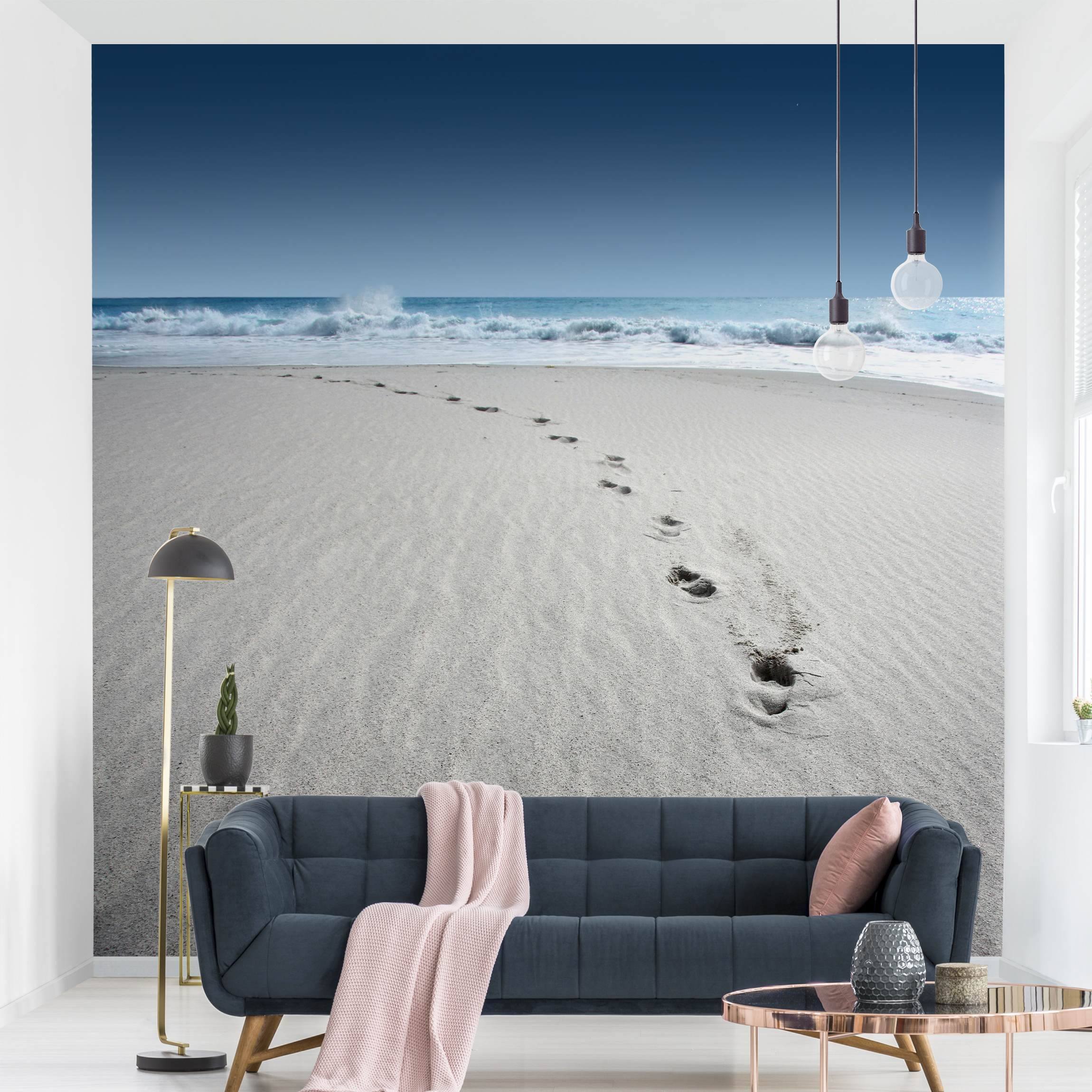 Papel pintado fotomural 3d naturaleza playa 113 - salón dormitorio cocina pasillo - tnt 288 x 288 cm premium