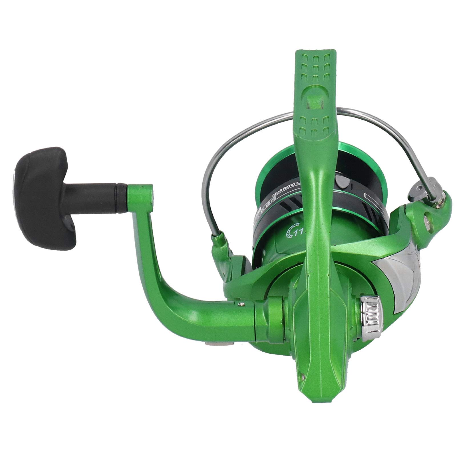 Mulinello in metallo Canna da pesca Mulinello con lenza Accessorio per attrezzatura Manopola con impugnatura in gomma (MX5000) - 4