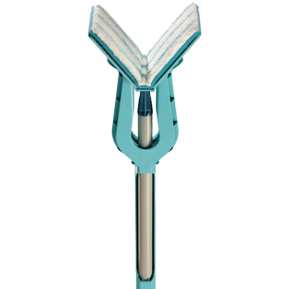 Leifheit 57023 balai à franges et balai-éponge Fibre Aluminium, Turquoise - 7