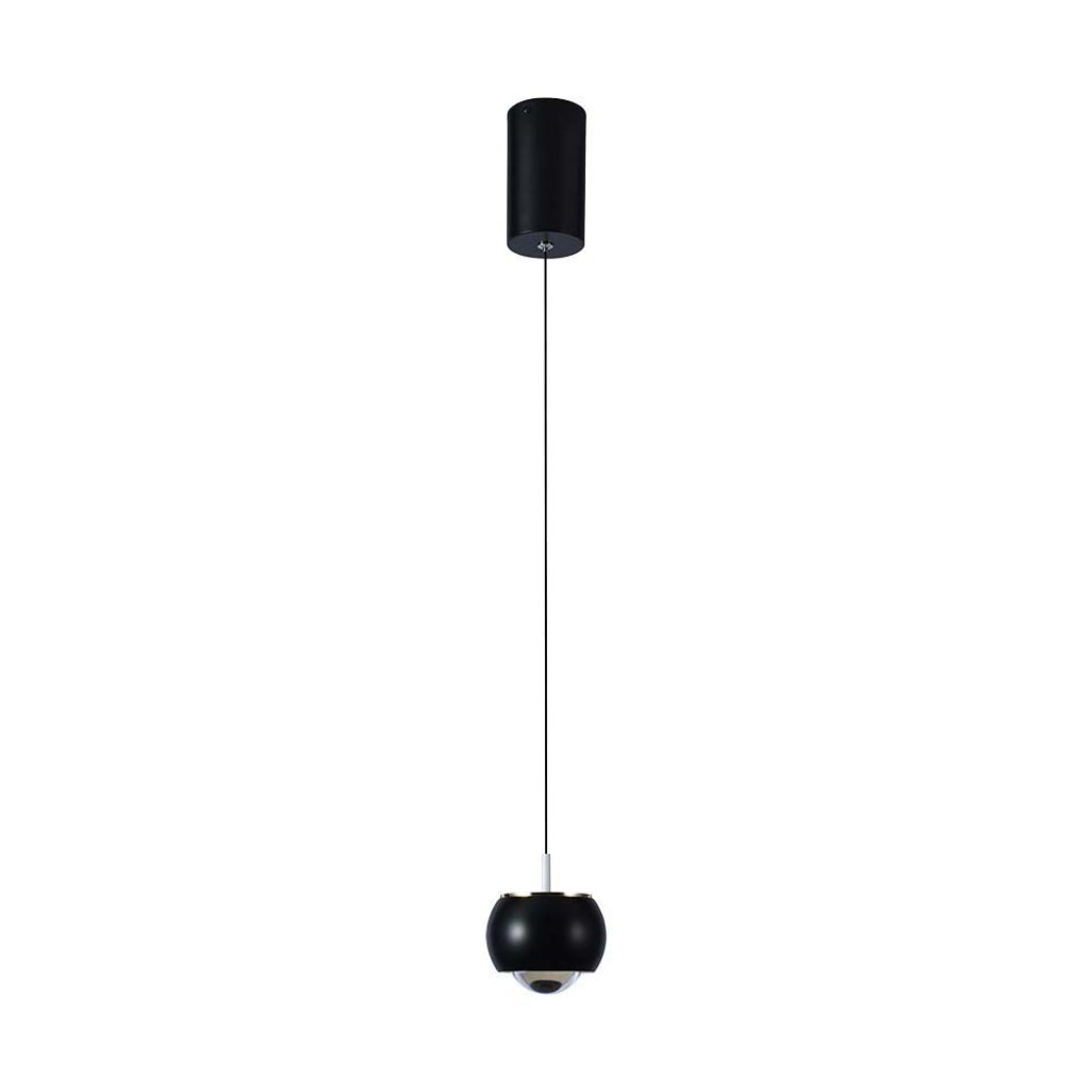 Lampa wisząca LED 9W, czarna, 10*10*100 cm, 3000K