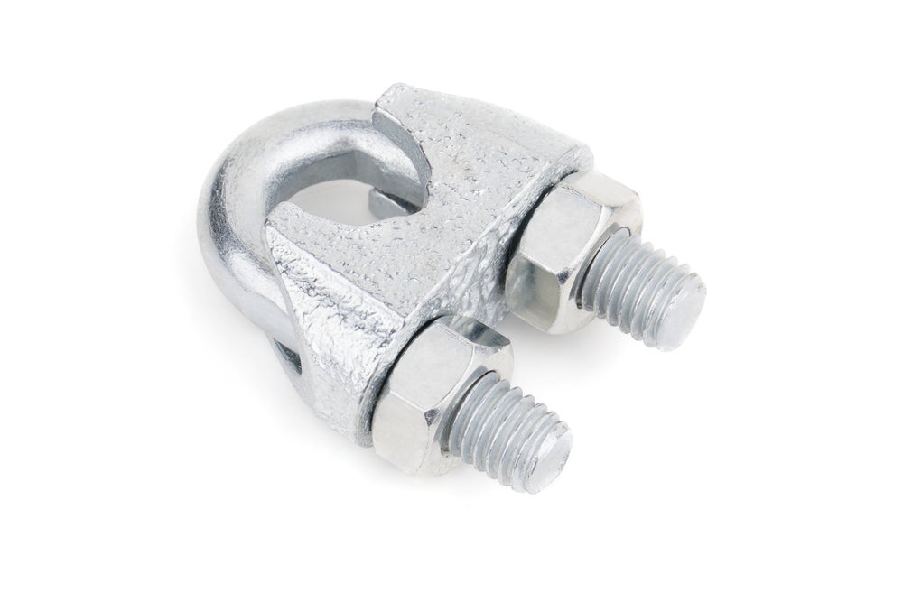 100 Serre-câbles étrier 6mm Galvanisés - Neufs, Fixation Câble, Marque Seilwerk
