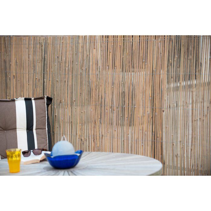 Recinzione in canne - NATURALE - Bambù spaccato - 3 x 1 m - 4
