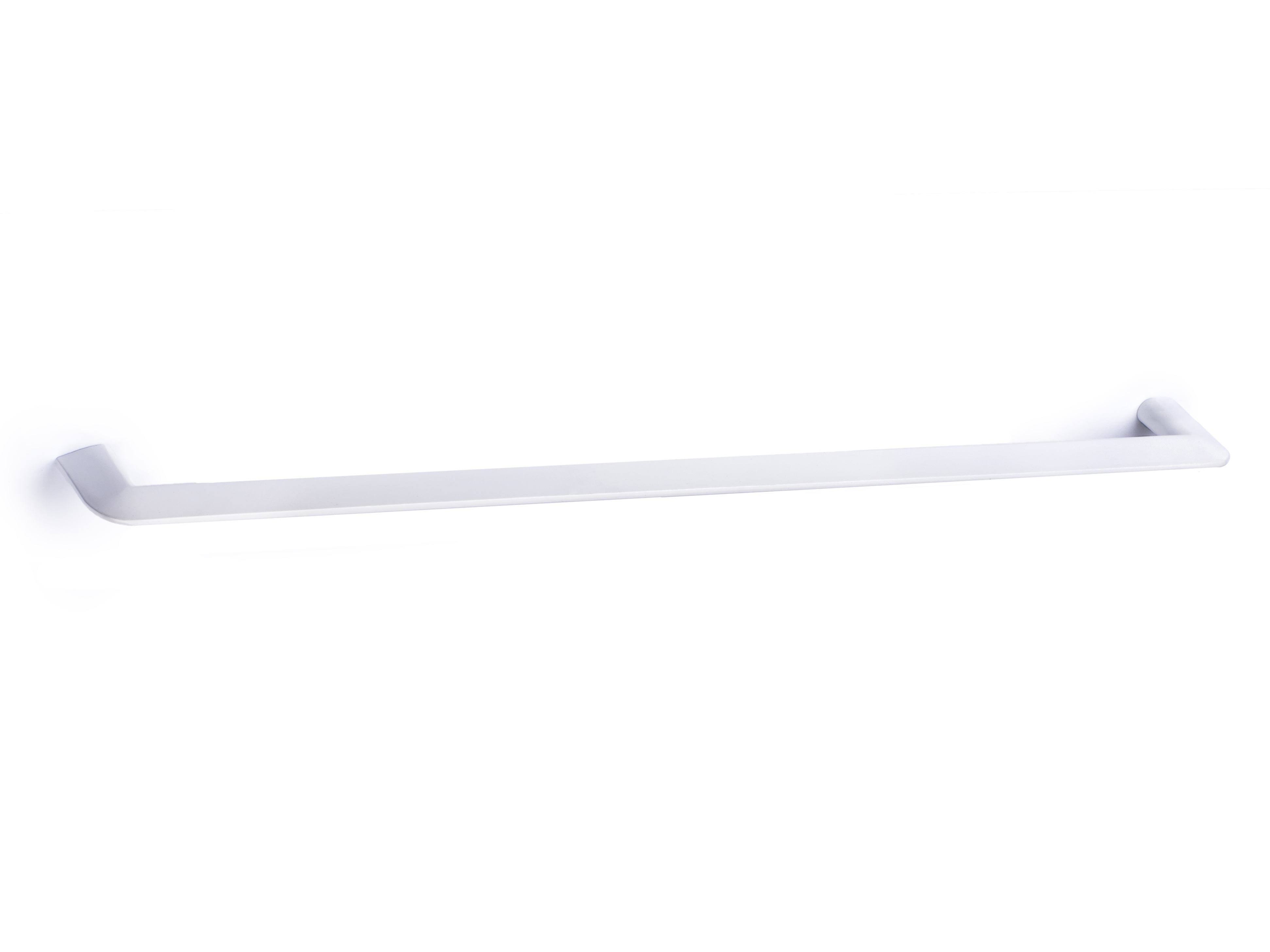 Manche en Zamak finition blanc mat, dimensions: 341x8x35mm et inserts ...