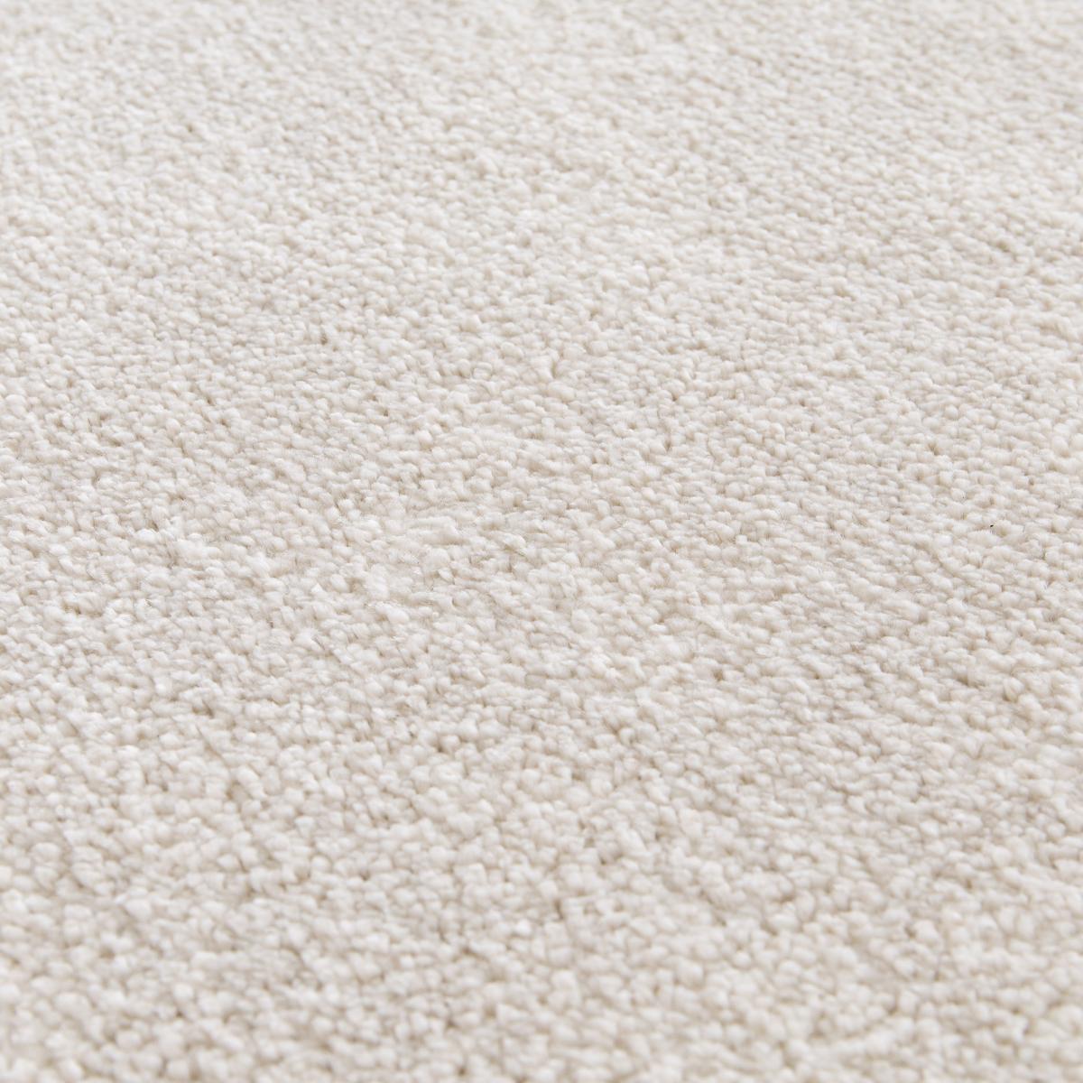 tapis grand salon 200x290 tissé beige rectangle motif uni VELURE 1 - 3