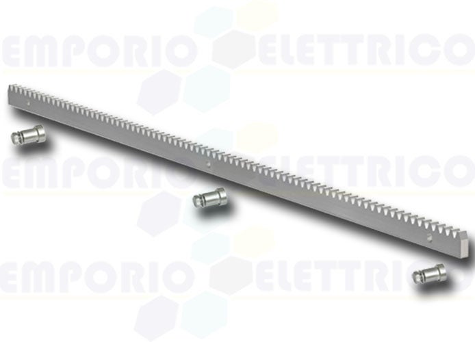 Cremagliera Acciaio Zincato 30X12 Mod.4 1 Metro Per Cancello FAAC GENIUS JA146 - 3