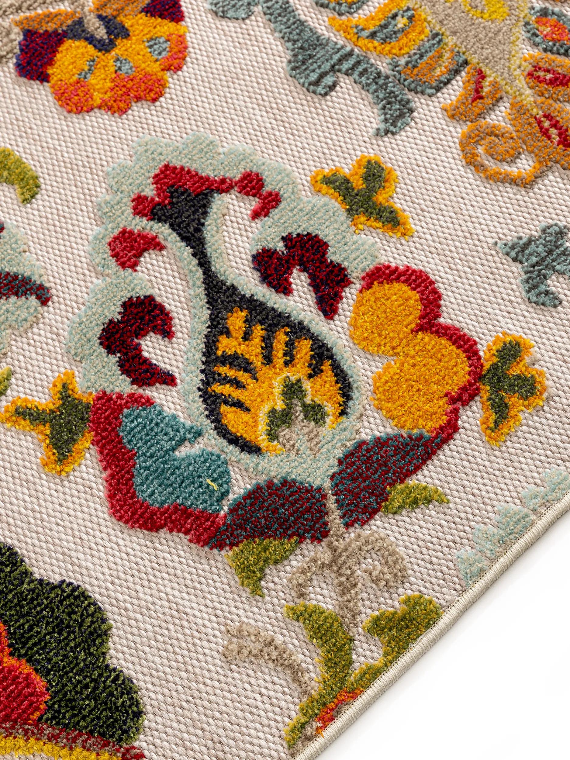 BENUTA - Tapete para interior e exterior Noelia multicolorido 120x170 cm - 5