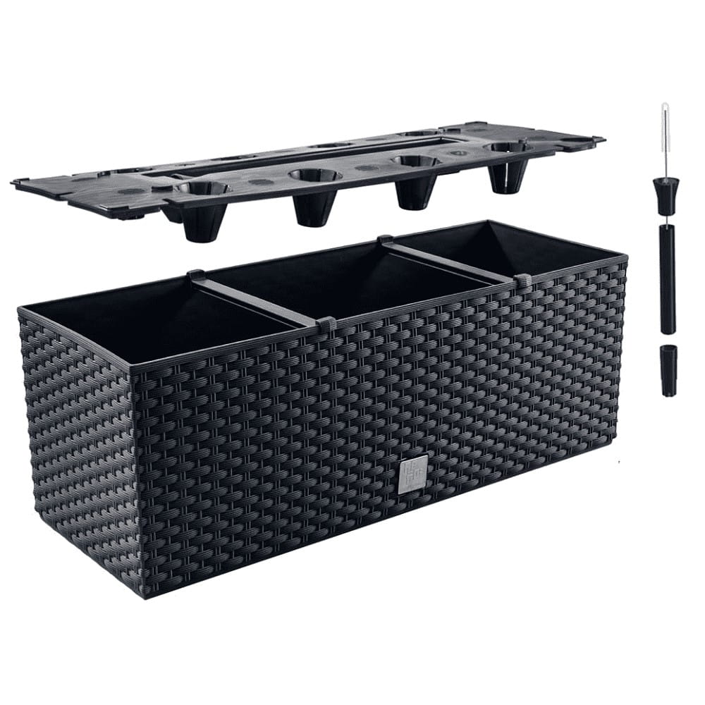 Doniczka Prosperplast RATO CASE - antracytowy DRTC500-S433