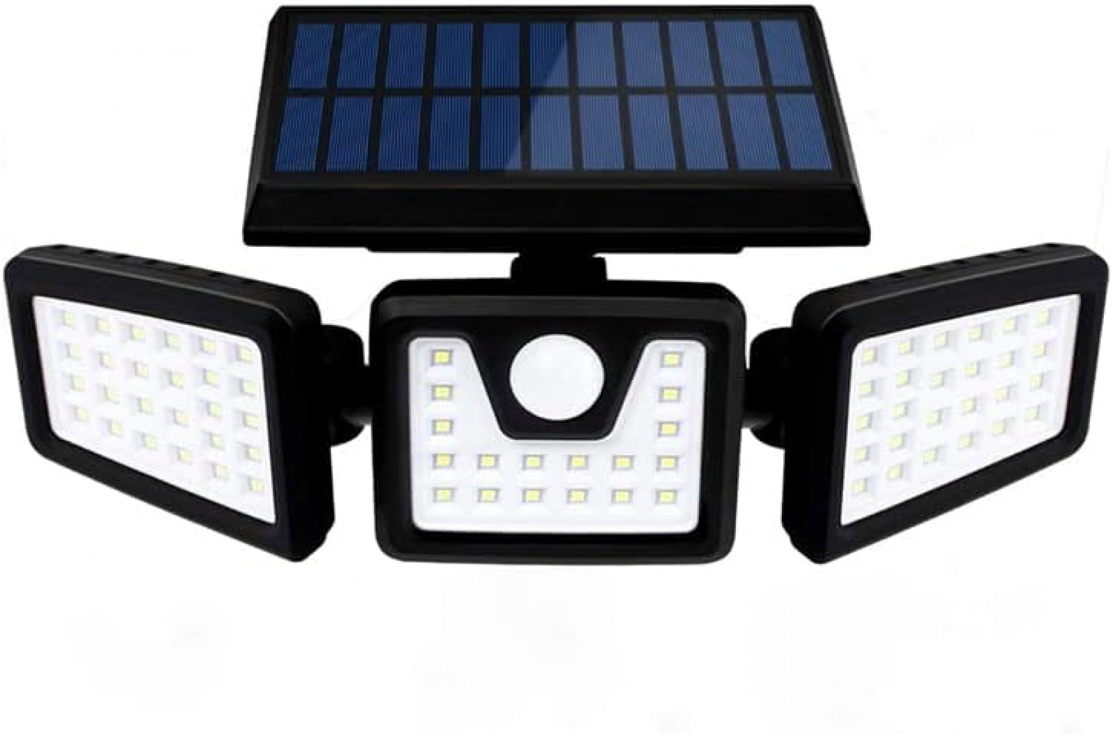 Zasilana energią słoneczną zewnętrzna lampa ścienna COB LED z czujnikiem ruchu