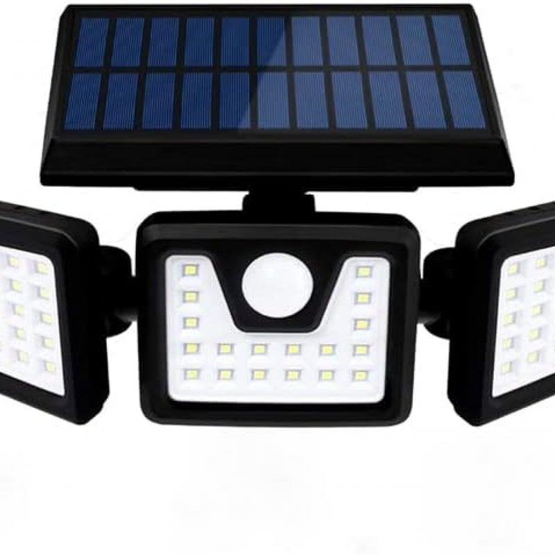Zasilana energią słoneczną zewnętrzna lampa ścienna COB LED z czujnikiem ruchu