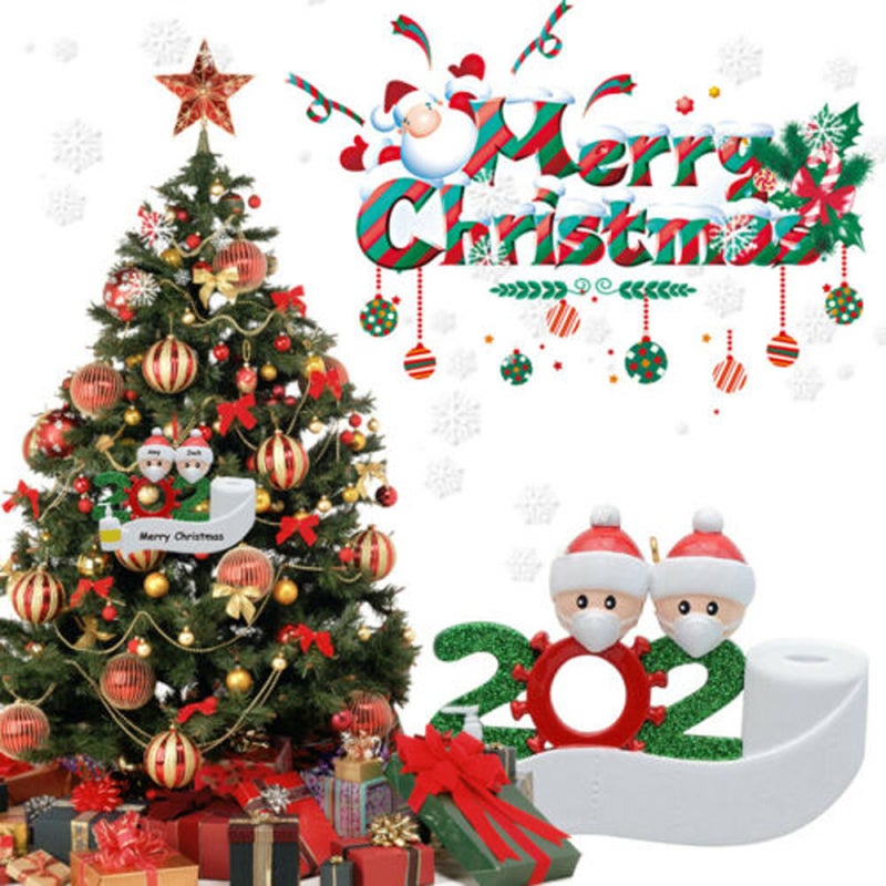 Décorations de Noël personnalisées pour sapin, bonhomme de neige à suspendre, noms et vœux à faire soi-même, cadeaux personnalisés pour famille, amis - 5