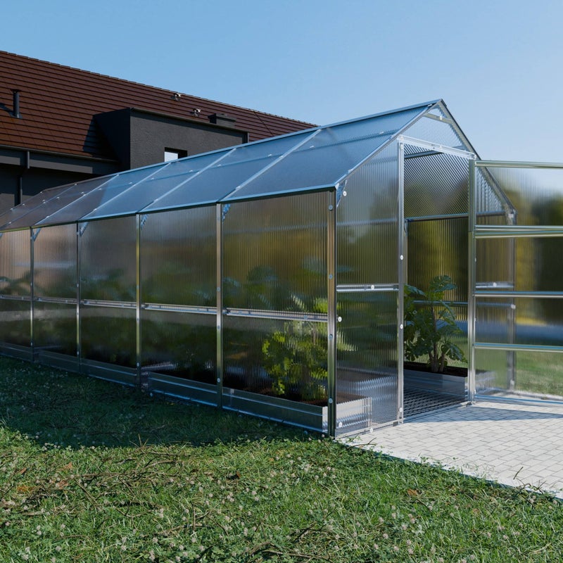 Szklarnia KLASIKA BERNARD 2,35 x 6 m (14,1 m²), 6 mm z powłoką z poliwęglanu 1szt.