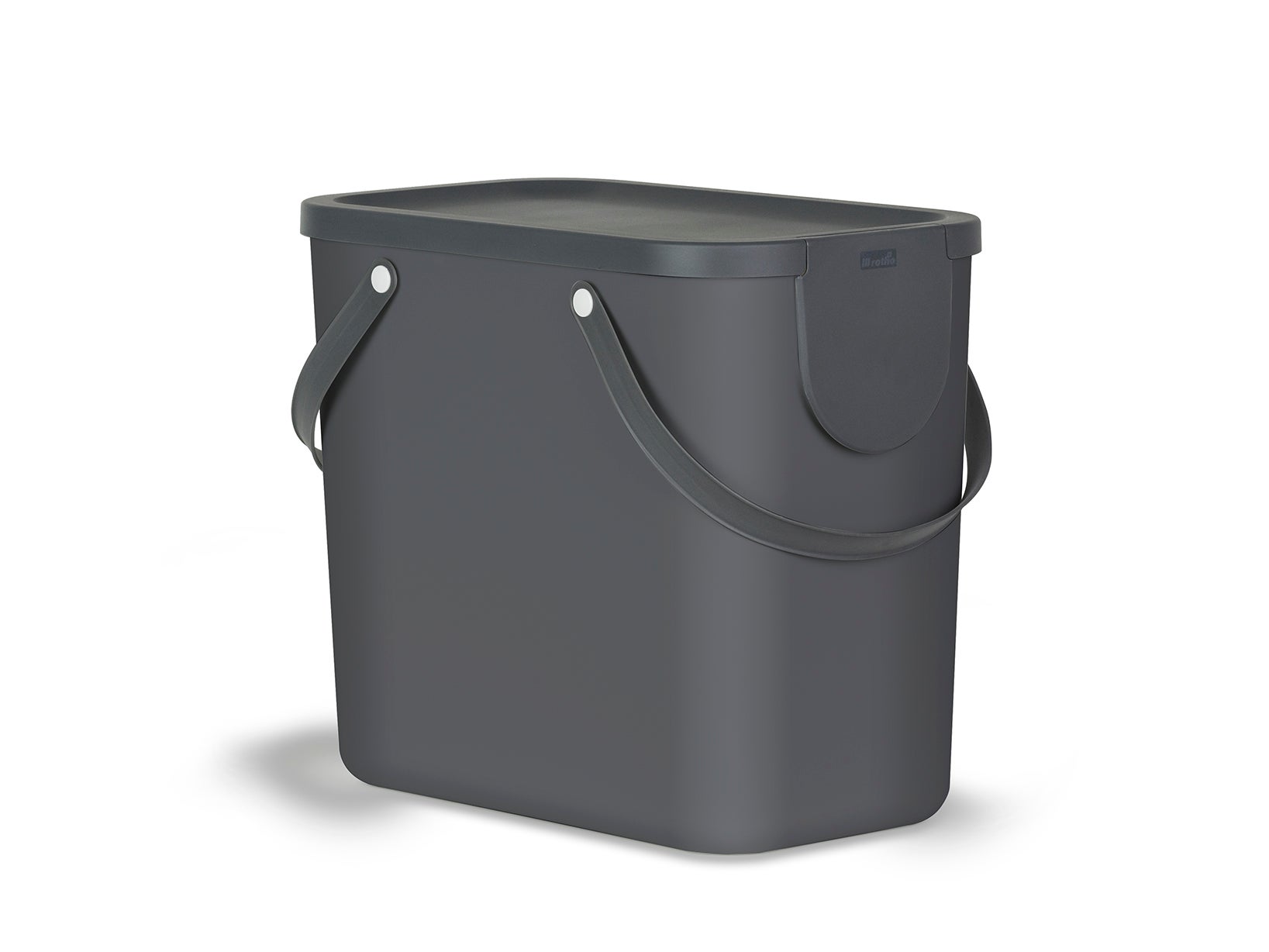 Papelera Reciclaje 20L WELL HOME - Cubo Naranja Modular Para Cocina, Apto Para Bajo Fregadero