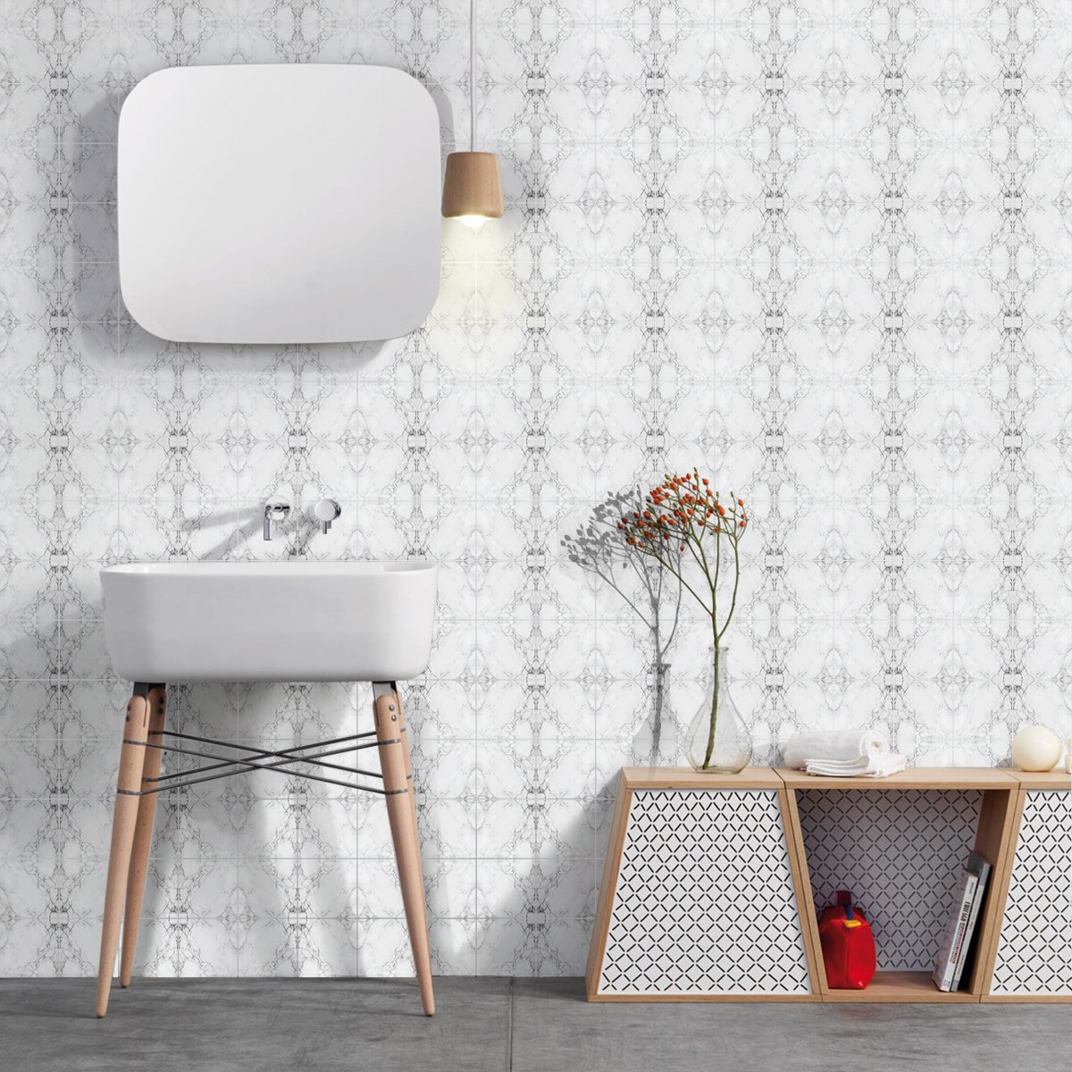 60 vinilo baldosas efecto mármol - adhesivo de pared - revestimiento sticker mural decorativo - 60stickers20x20cm