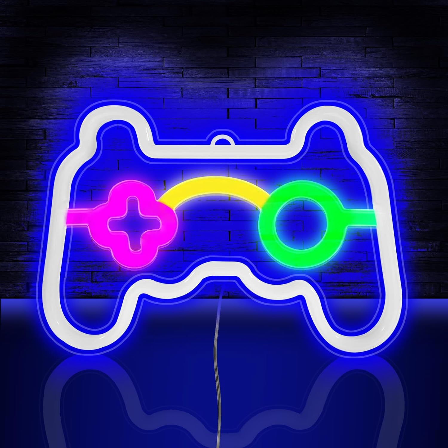 Enseigne Au Néon LED Game Over USB - Décoration Lumineuse Salle De Jeux, Chambre Ou Fête
