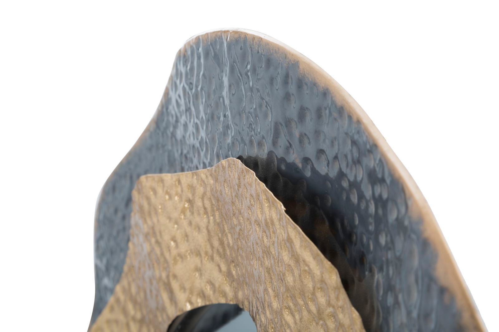 Specchio da parete rotondo cerchi in metallo multicolore Ø cm 65,5x5 - 4