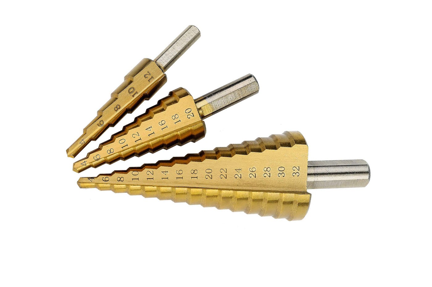 Fresa Svasatrice Conica In HSS Da 4 A 30 Mm – Punta A 3 Taglienti, Gambo 10 Mm, Per Trapano E Tornio, Allargafori Professionale
