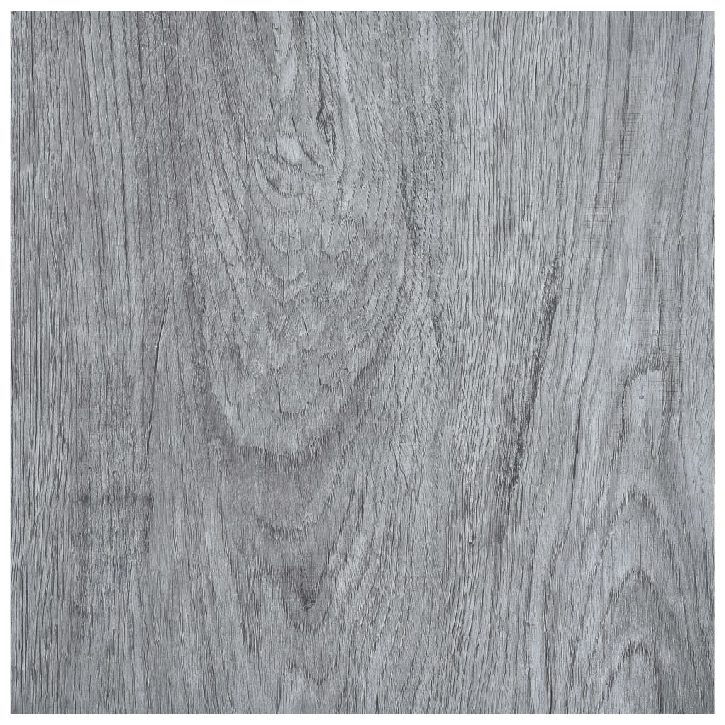 Vidaxl lamas para suelo autoadhesivas pvc gris claro 5,11 m²