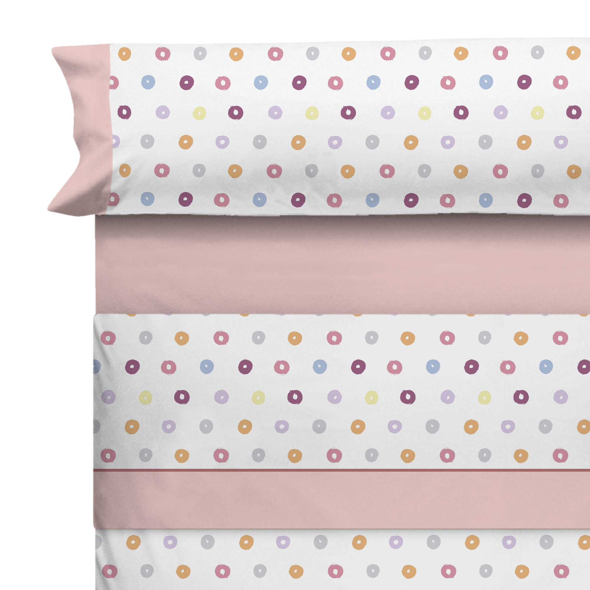 Haradeco juego de sábana cama 90x190/200cm, 50% algodón 144 hilos, de 3 piezas bajera adapto colchón 30cm, fabricado en españa