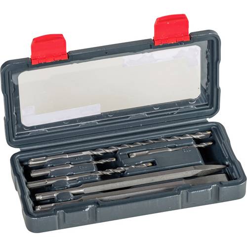 Zestaw dłut z węglika spiekanego kwb 109166, 6 sztuk, 5,0 mm, 6,0 mm, 8,0 mm, 10,0 mm, SDS-Plus, 1 zestaw (109166)