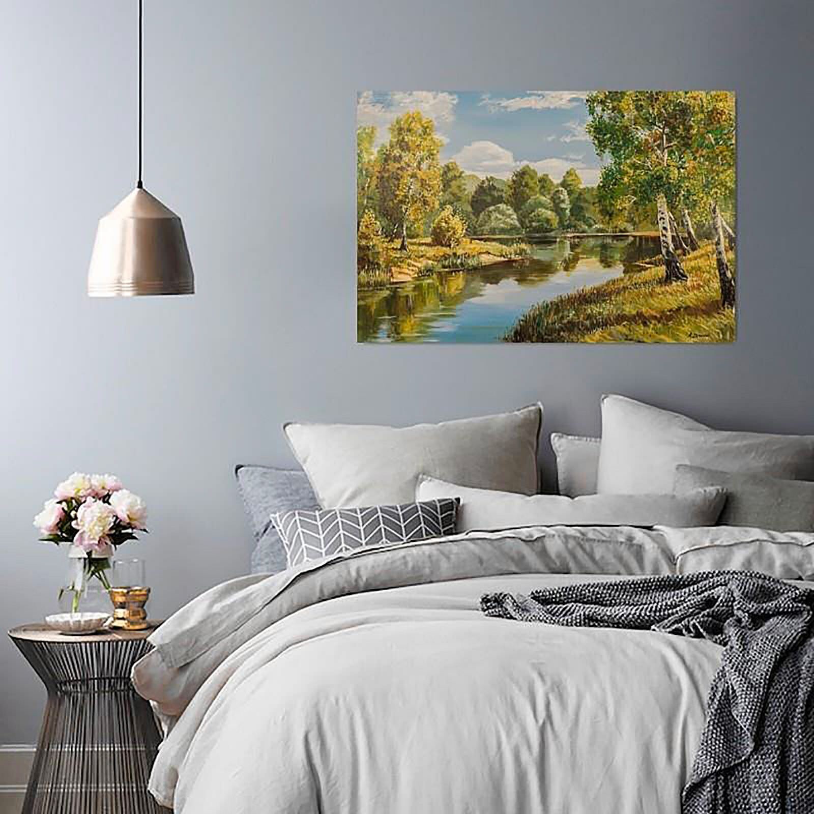 Tableau la rivière - 120 x 80 cm - 3