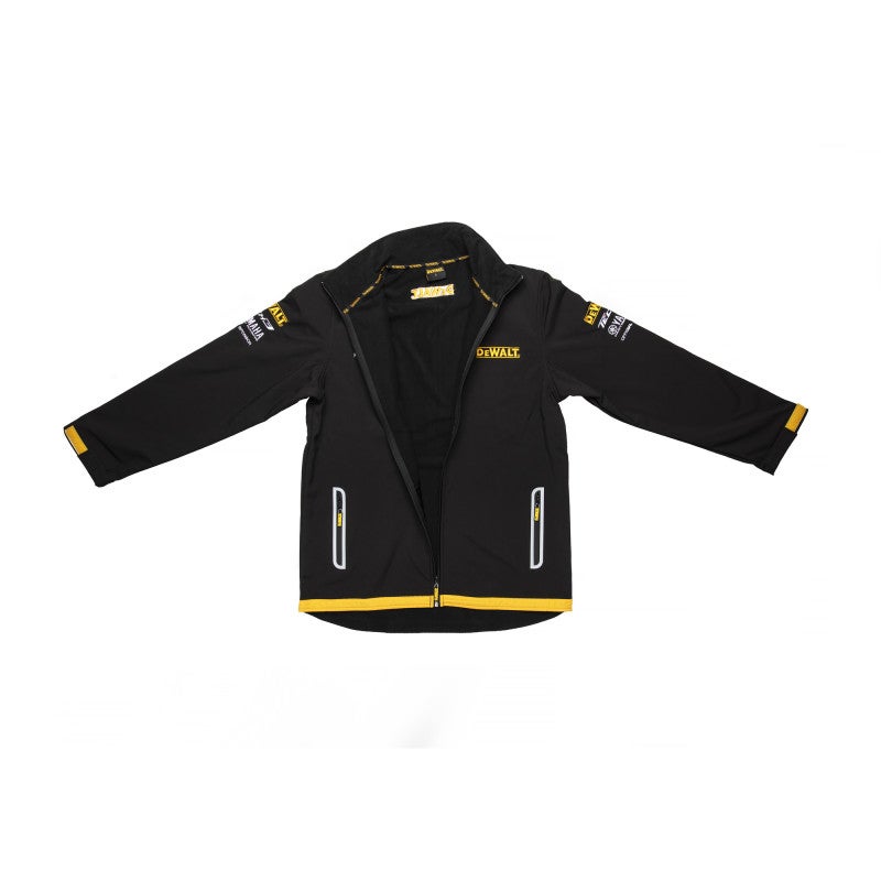 Veste Softshell YAMAHA TECH3 noir jaune TL DEWALT PROMOVIS GLA - 2