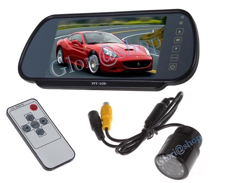 Kit Retromarcia Monitor 7″ Pollici + . Telecamera 7 Led Infrarossi Per Auto Kit Retromarcia Monitor 7″ Pollici + . Telecamera 7 Led Infrarossi Per Auto