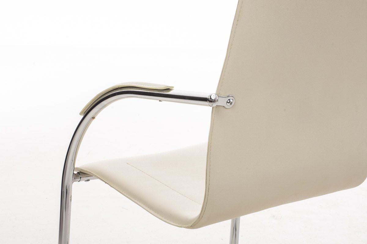 Sedia visitatore Melina crema - 5