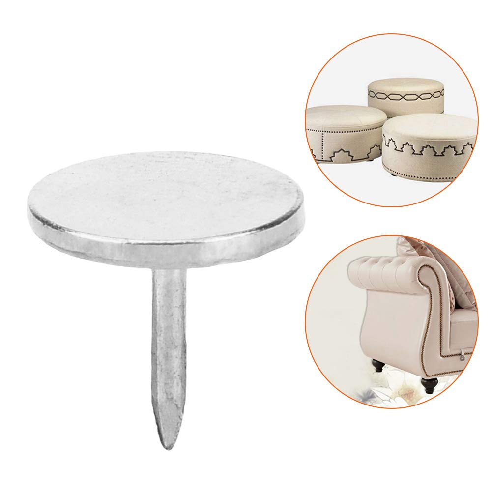 Lot De 200 Clous Tapissier Hocansen – 11x17 Mm – Tête Ronde Dorée – Neuf