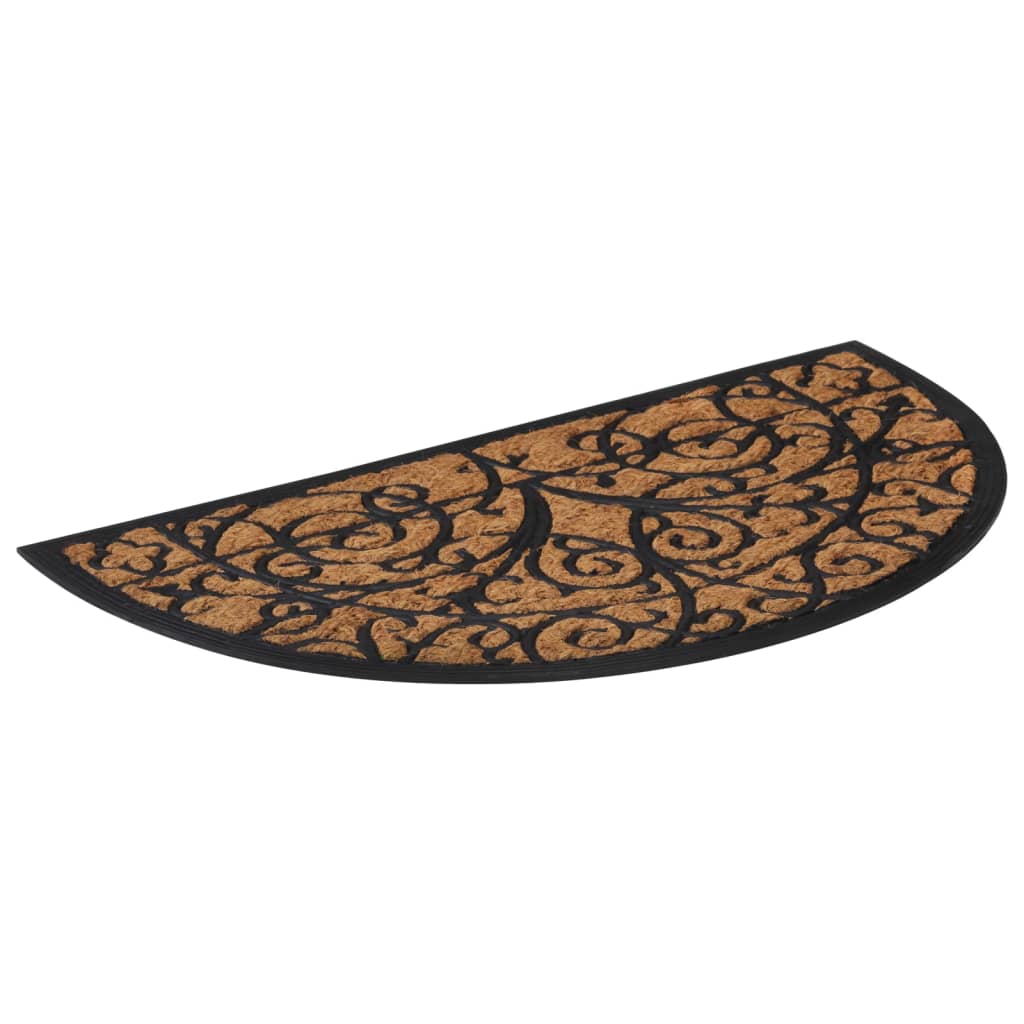 Paillasson Entrée Fibre De Coco Et Latex 45x75 Cm - Design Automne, Antidérapant, Naturel Et Biodégradable | Tapis Racloir Extérieur